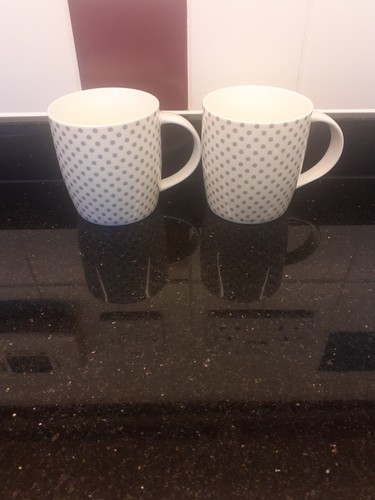 Waitrose grey spot mugs - waitrose,