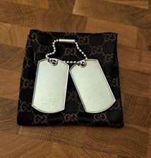Genuine Gucci Dog Tags