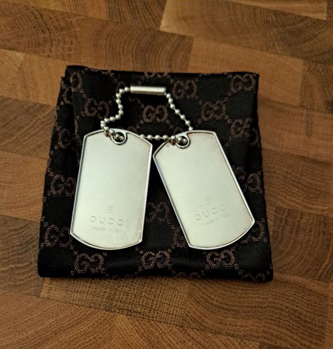 Genuine gucci dog tags - genuine,