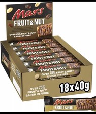 Mars Triple Treat Fruit & Nut Chocolate Bars, Healthy Snacks, Bulk Chocolate, 18