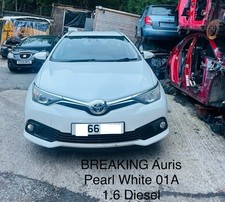 Toyota Auris Estate 1.6 Diesel 2016 pearl White 070  for Breaking Spare Parts