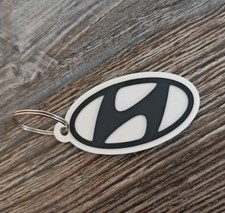 Hyundai Badge 3D Style Logo Keyring