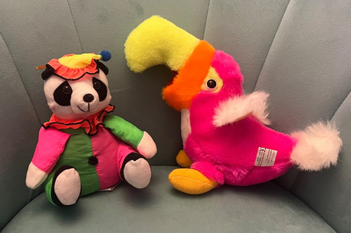 Ace puffalump style - neon, panda
