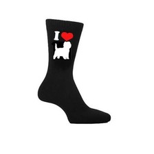 I Love West Highland White Terrier dog Socks, Dogs Owners Socks Novelty Gift