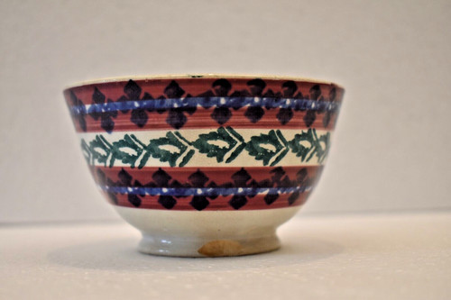 Antique french ceramic bowl - french,