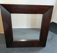 Huge Modern Square Bevel Edged Mirror 35" x 35" x 3" 