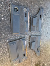 Range Rover Classic Lse Black Front And Rear Door Cards In Good Condition Rare
