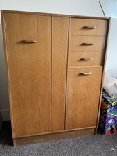 G-Plan E Gomme Brandon Tallboy Gentlemans Wardrobe Drawers Mid Century Modern