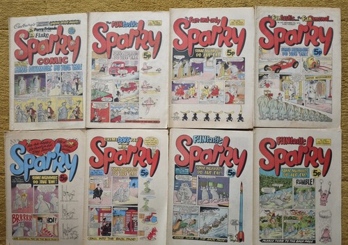 Sparky comics bundle x8 - sparky,