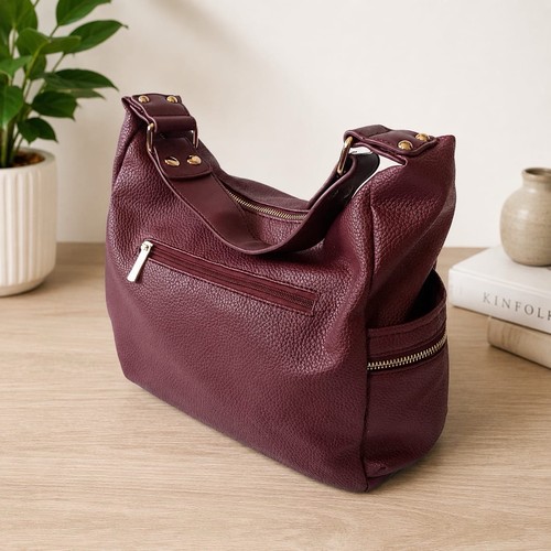 Manoukian burgundy faux - manoukian,