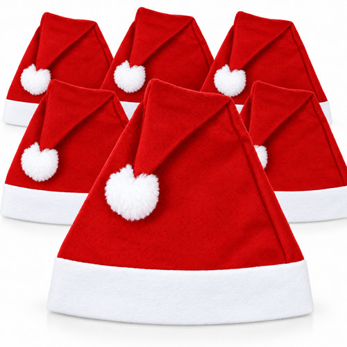Christmas santa hats - christmas, adult