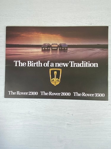 Rover car brochure 1970s