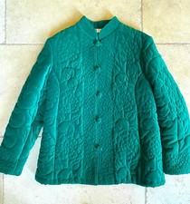 Vintage 1960s Quilted Velvet