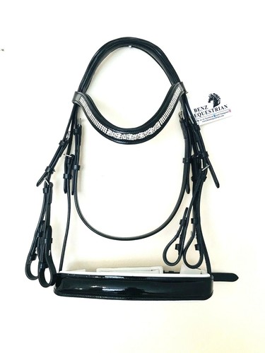 Patent leather double dressage - patent,