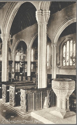 Lovely old postcard - postcard, church