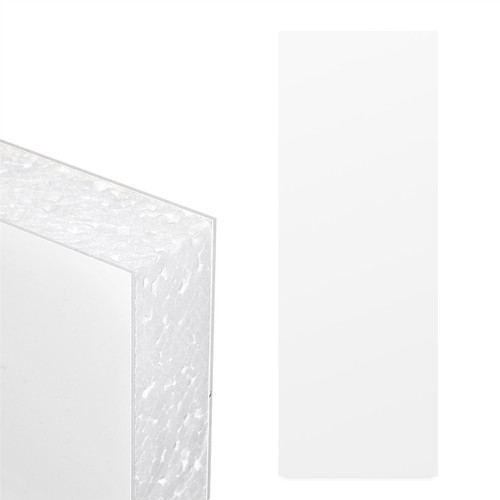 White upvc door panel - white, foam