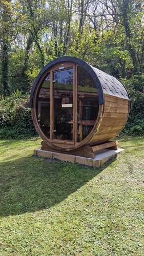 Luxury terrace 160cm sauna for - 160cm,