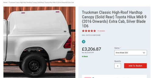 New truckman classic high roof - new,