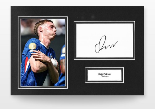Cole palmer signed 12x8 photo - palmer,