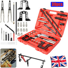 Cylinder Head Service Tool Set Valve Spring Compressor Removal Installer Kit 39X