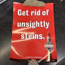 SHEPHERD NEAME SPITFIRE POSTER A3 **RARE**