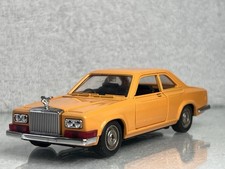VINTAGE ASAHI TOYS JAPAN 1:43 ROLLS-ROYCE CAMARGUE IN ORANGE UNBOXED