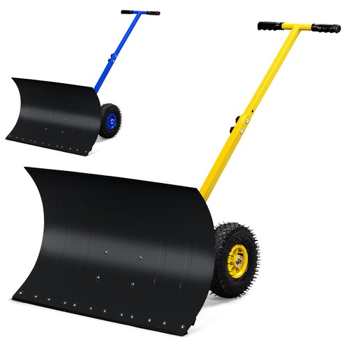 Snow shovel with wheels - snow,