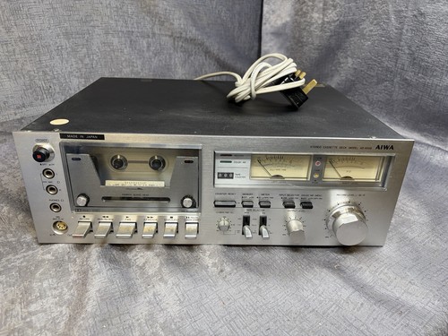 Aiwa stereo cassette deck - aiwa,