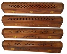 Mango Wood Incense Box Holder