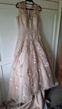 Victoria Kay Blush Wedding Dress