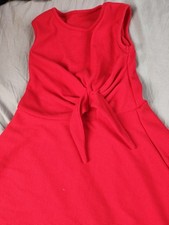 Girls Red Dress Age 5-6 Years