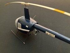 Vintage Robinson R22 G-IIPT Helicopter Wooden 12" Model R44 R66 Bell 206 Huey.