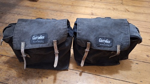 Vintage carradice pannier bags - carradice,