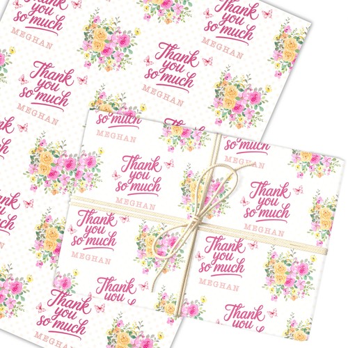 Personalised wrapping paper - wrapping,