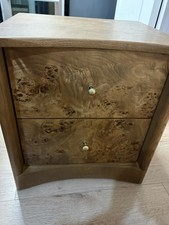 M&S Burl Bedside Table