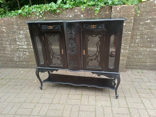 Victorian ornate ebonised - victorian,