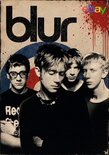 Blur album photo picture a4 - blur,