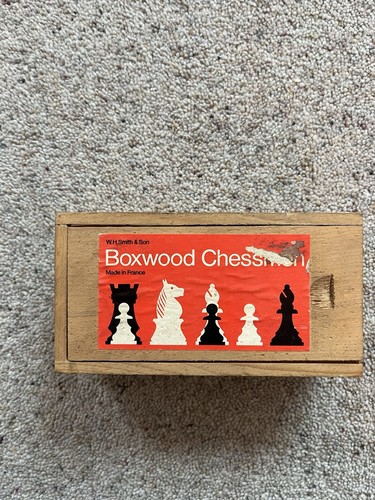Boxwood chessmen with wooden - ,