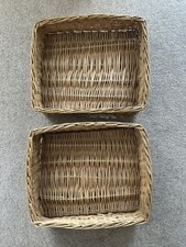 2 x Original wicker vintage