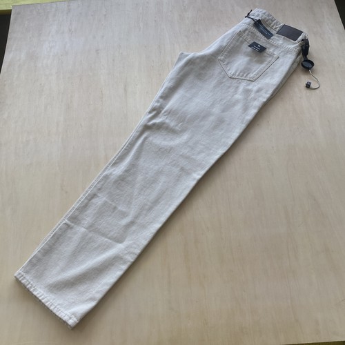 Mens cream denim jeans - cream,