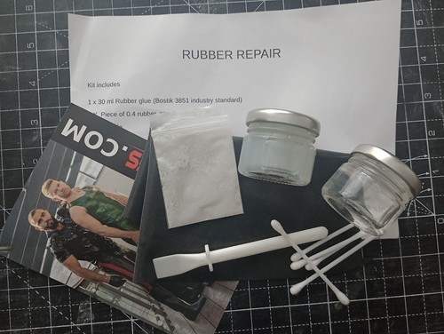 Latex rubber clothing repair