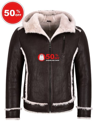 Mens shearling sheepskin - mens, b3