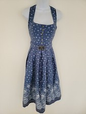 Vintage Dress Blue Pinafore