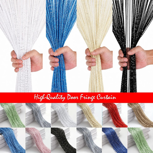 Hanging glitter curtains - hanging,
