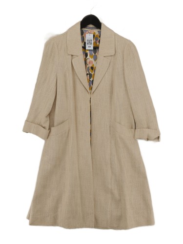 Boden women coat 12 cream - boden,