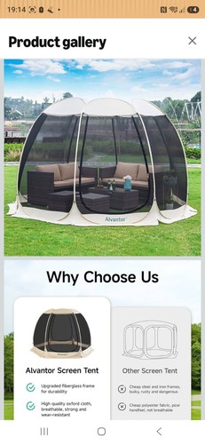 Alvantor gazebo screenhouse - gazebo,