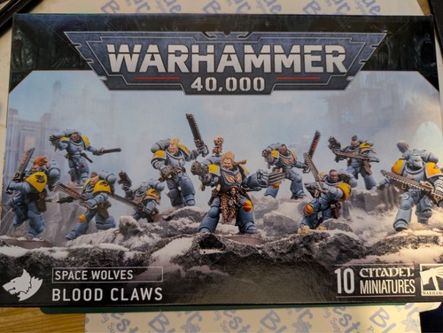 Space wolves blood claws heads - wolves,