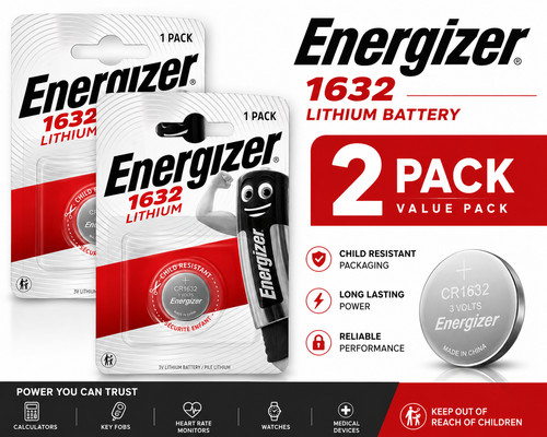 Energizer cr1632 3v - 2,