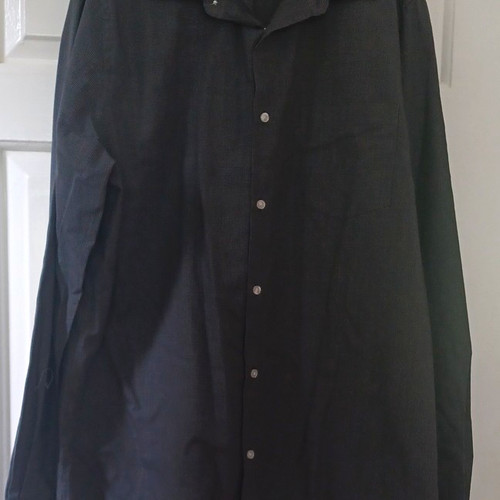 Men black check dress - check,