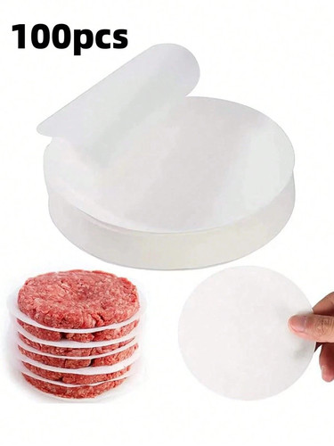 100pcs non stick hamburger - 100pcs, non-stick